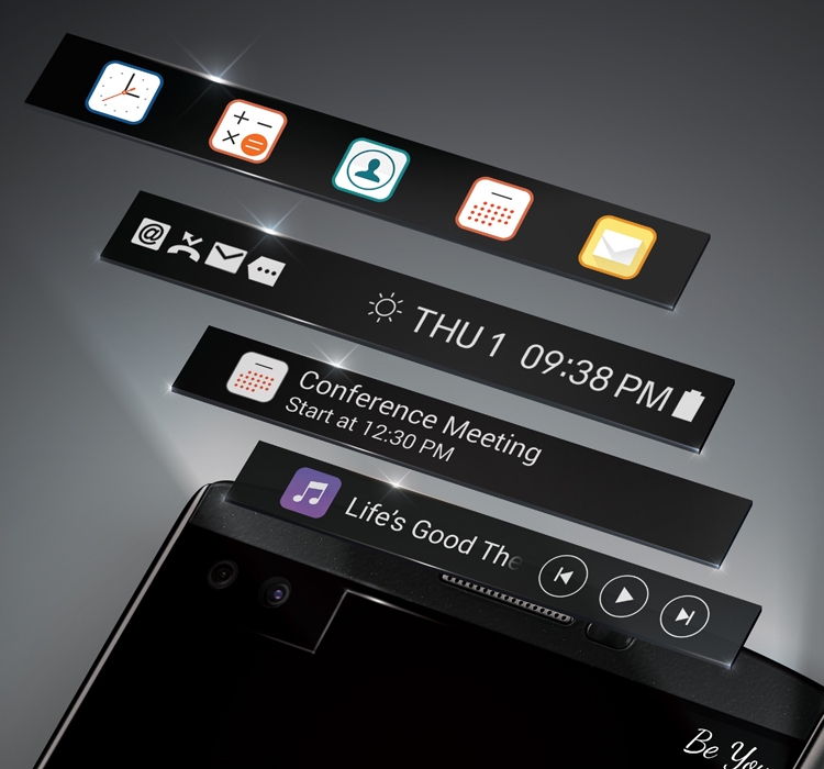 Самые интересные смартфоны от компании LG - два экрана LG V10